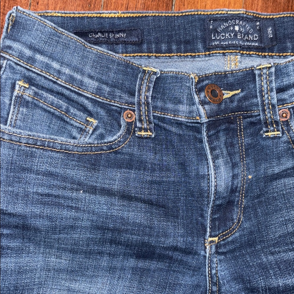 Lucky Brand Medium Wash Denim Skinny Jeans - Picture 5 of 6
